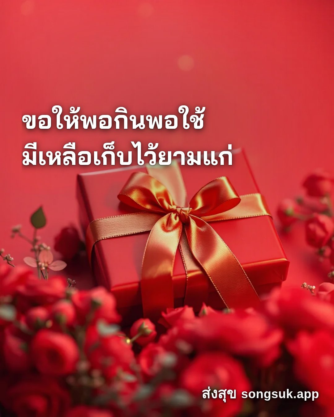รูปอวยพร สวัสดีวันอาทิตย์
ขอให้พอกินพอใช้
มีเหลือเก็บไว้ยามแก่ จากส่งสุข
