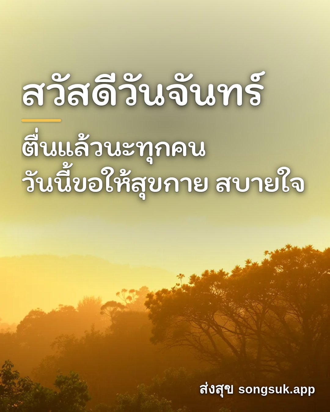 รูปอวยพร สวัสดีวันจันทร์
ตื่นแล้วนะทุกคน
วันนี้ขอให้สุขกาย สบายใจ จากส่งสุข