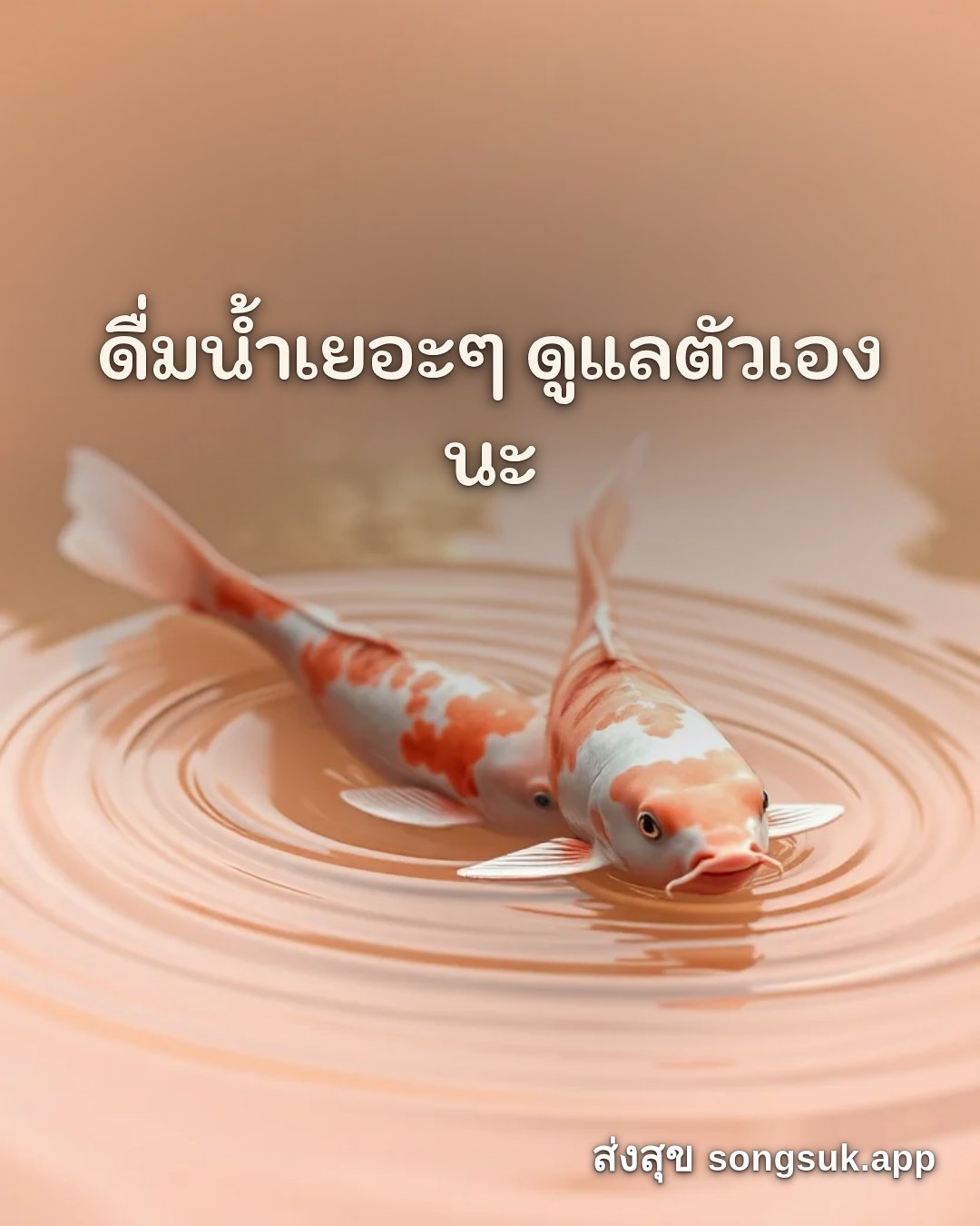 รูปอวยพร สวัสดีวันอังคาร
ดื่มน้ำเยอะๆ ดูแลตัวเองนะ จากส่งสุข