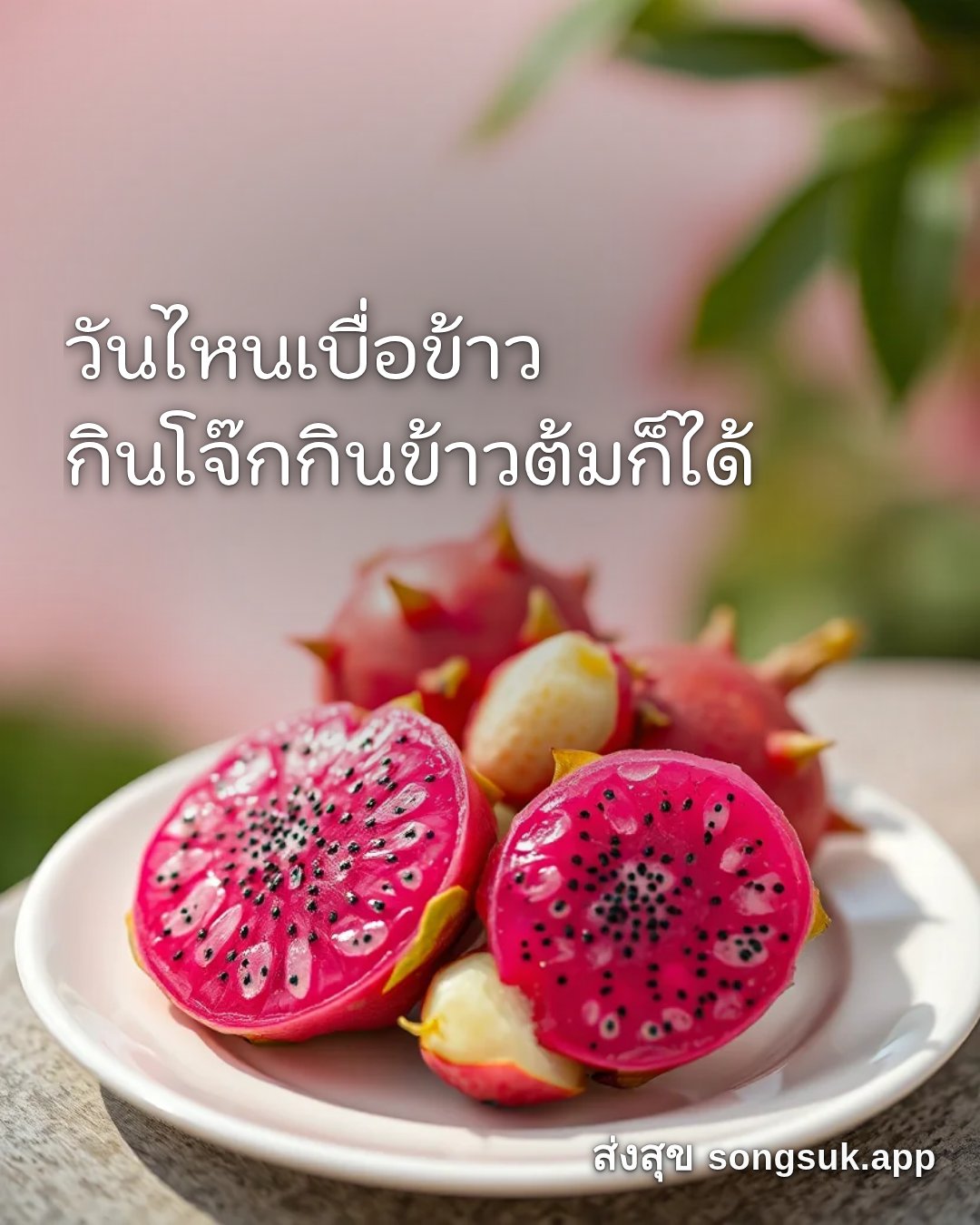 รูปอวยพร สวัสดีวันอังคาร
วันไหนเบื่อข้าว
กินโจ๊กกินข้าวต้มก็ได้ จากส่งสุข