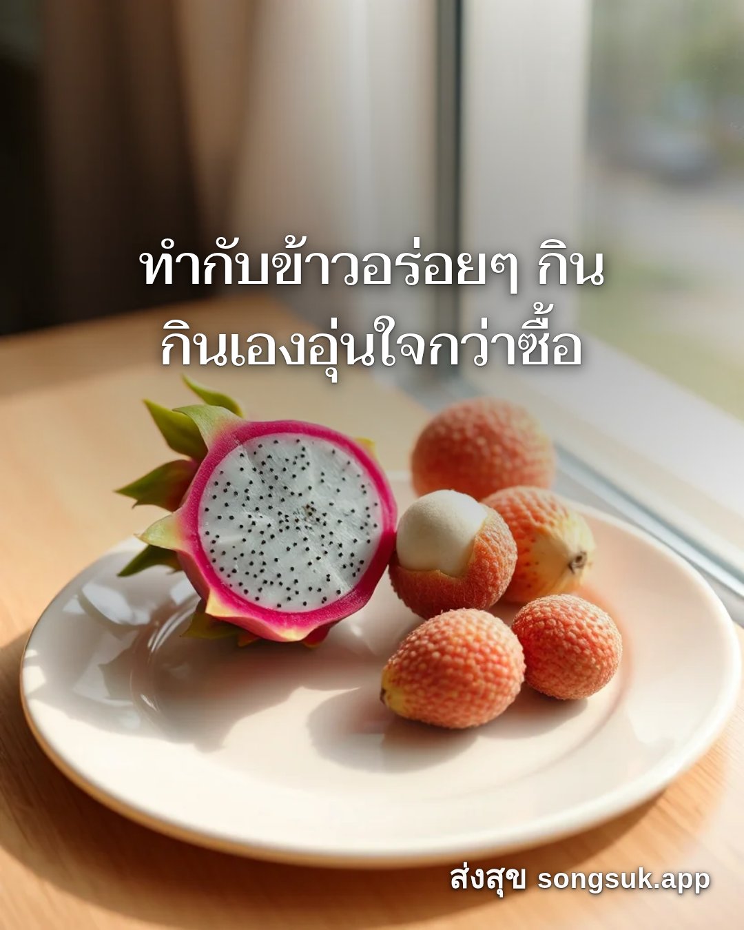 รูปอวยพร สวัสดีวันอังคาร
ทำกับข้าวอร่อยๆ กิน
กินเองอุ่นใจกว่าซื้อ จากส่งสุข