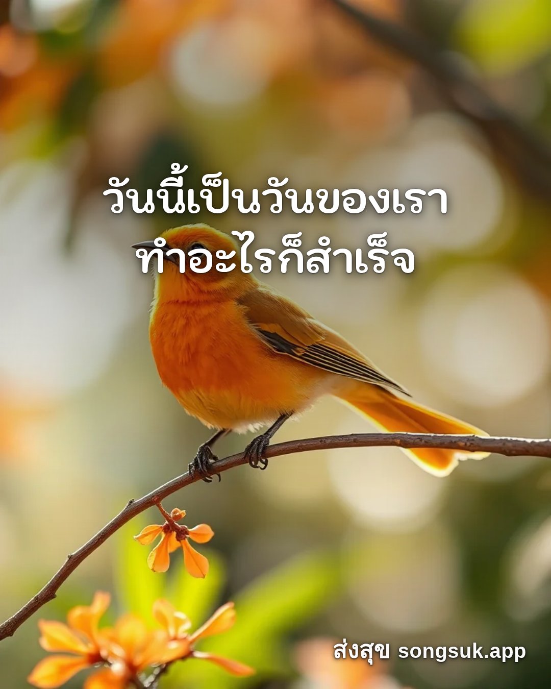 รูปอวยพร สวัสดีวันพฤหัสบดี
วันนี้เป็นวันของเรา
ทำอะไรก็สำเร็จ จากส่งสุข