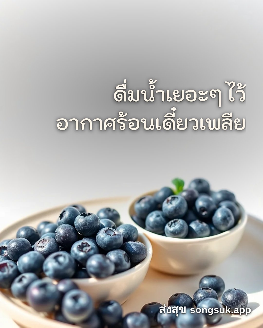 รูปอวยพร สวัสดีวันศุกร์
ดื่มน้ำเยอะๆ ไว้
อากาศร้อนเดี๋ยวเพลีย จากส่งสุข