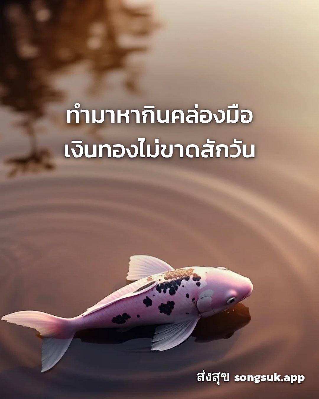 รูปอวยพร สวัสดีวันเสาร์
ทำมาหากินคล่องมือ
เงินทองไม่ขาดสักวัน จากส่งสุข