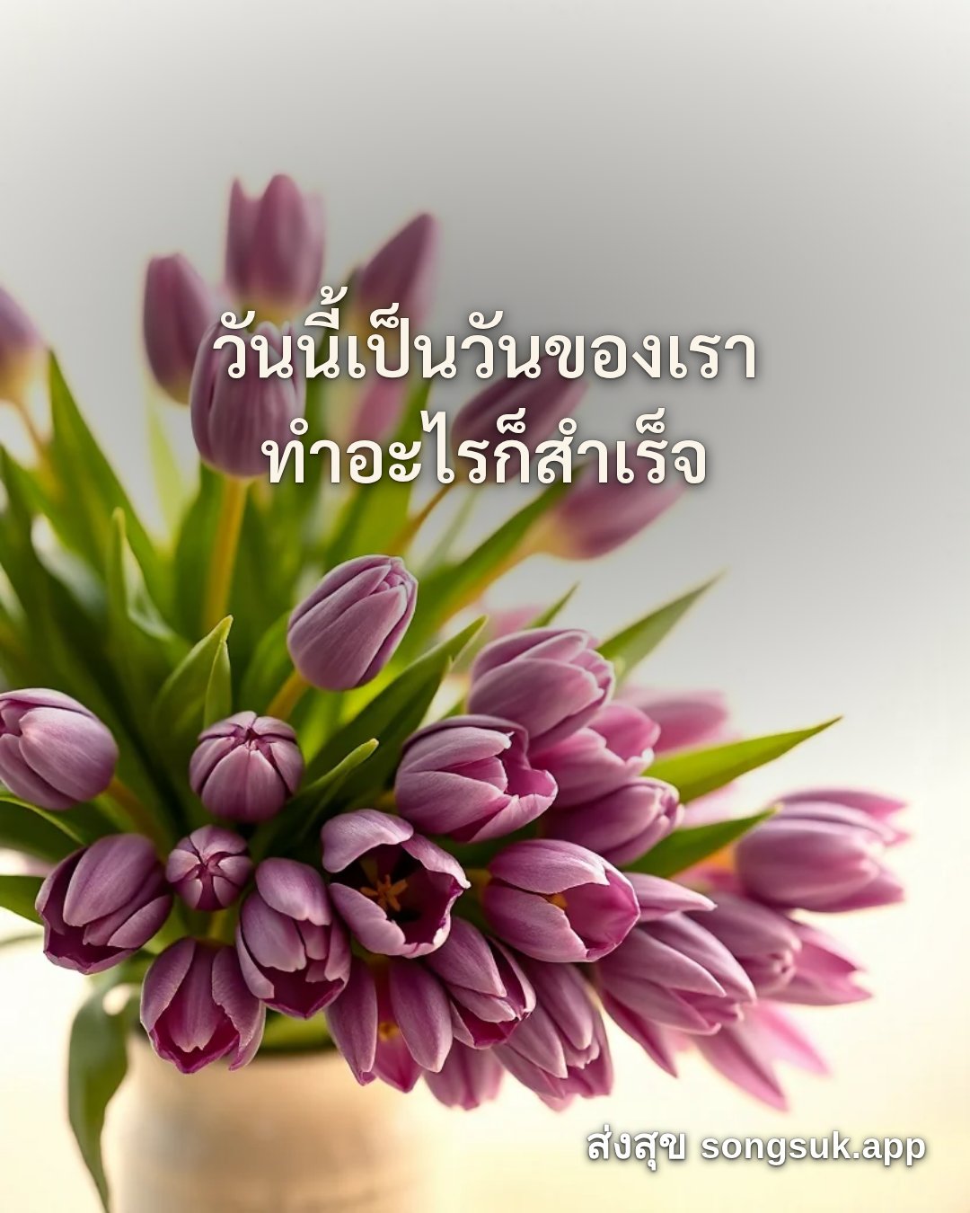 รูปอวยพร สวัสดีวันเสาร์
วันนี้เป็นวันของเรา
ทำอะไรก็สำเร็จ จากส่งสุข
