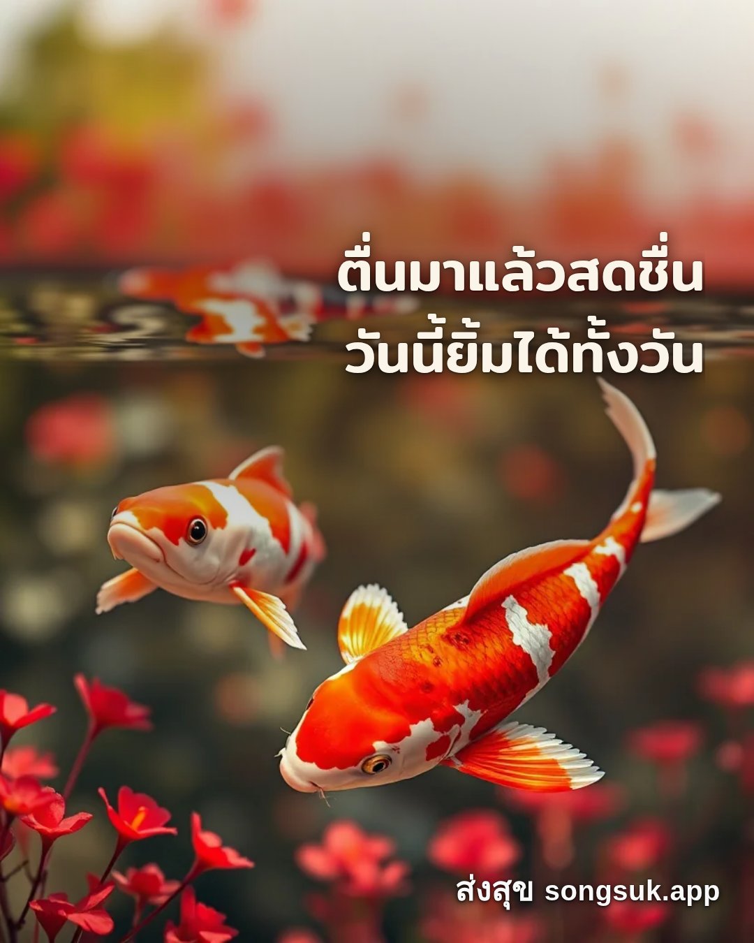 รูปอวยพร สวัสดีวันอาทิตย์
ตื่นมาแล้วสดชื่น
วันนี้ยิ้มได้ทั้งวัน จากส่งสุข