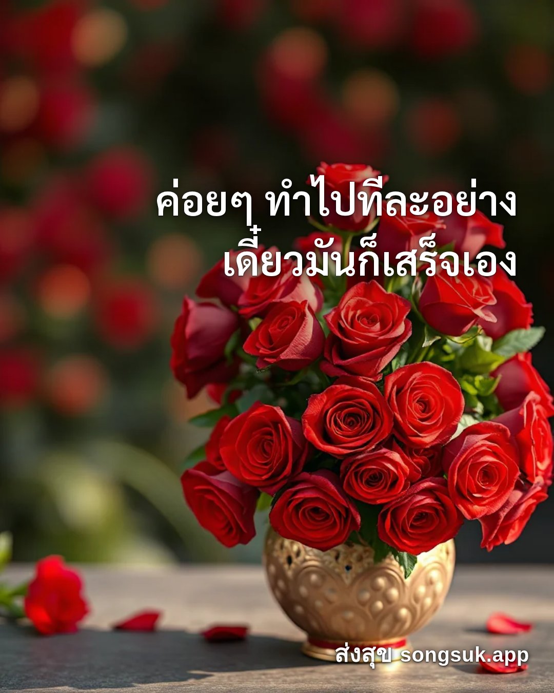 รูปอวยพร สวัสดีวันอาทิตย์
ค่อยๆ ทำไปทีละอย่าง
เดี๋ยวมันก็เสร็จเอง จากส่งสุข