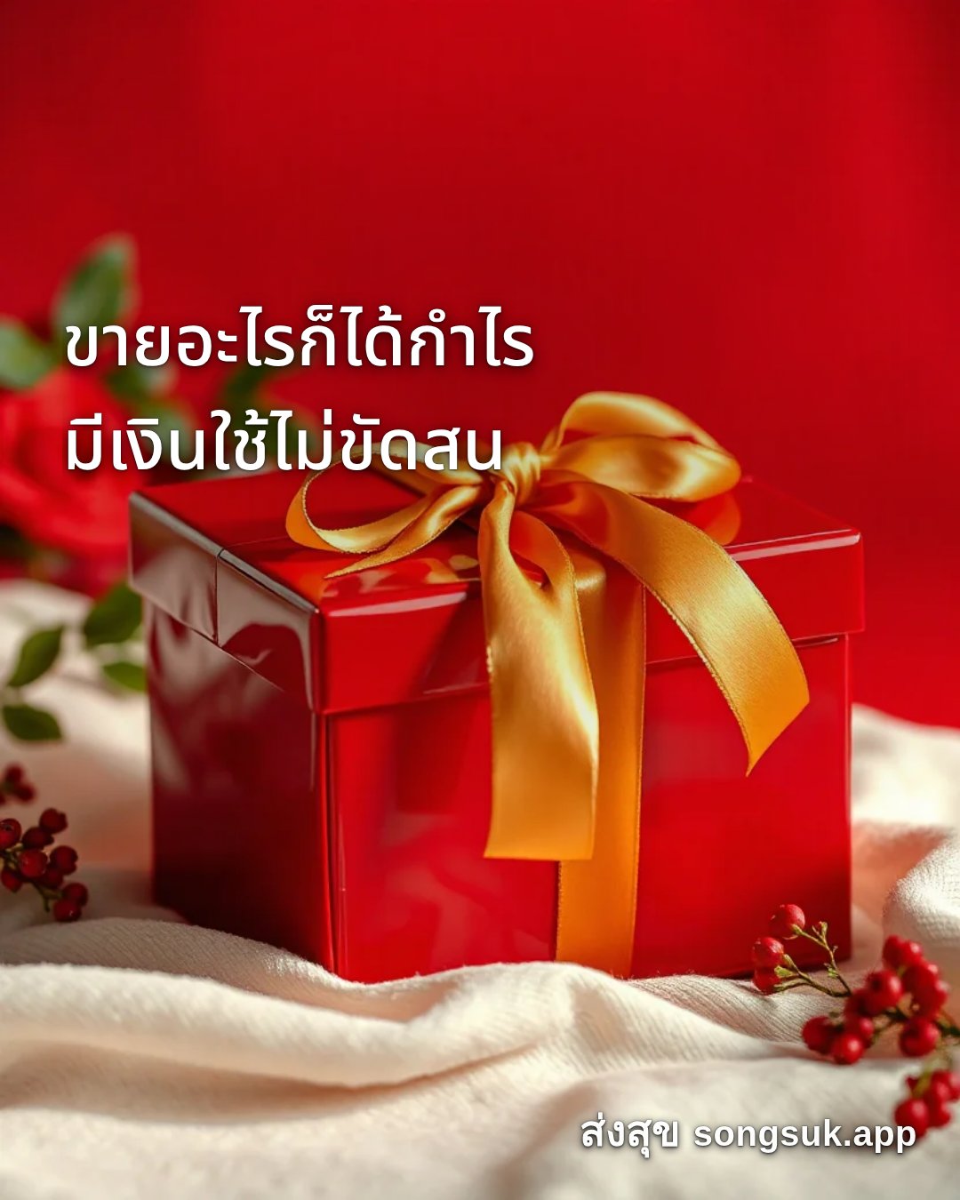 รูปอวยพร สวัสดีวันอาทิตย์
ขายอะไรก็ได้กำไร
มีเงินใช้ไม่ขัดสน จากส่งสุข