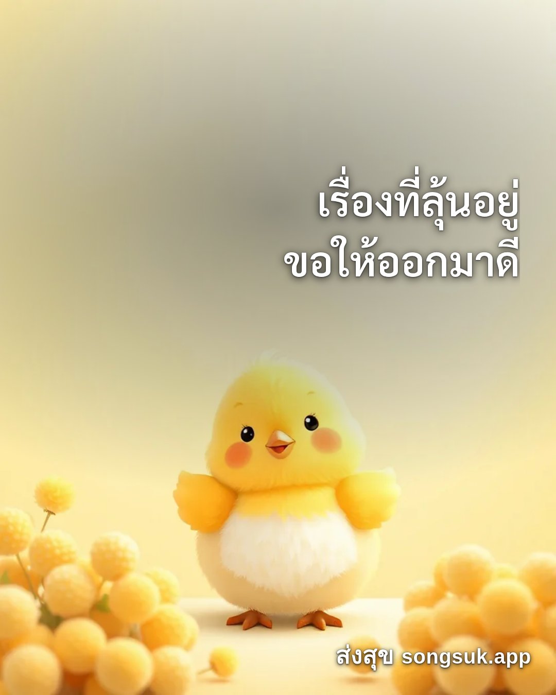 รูปอวยพร สวัสดีวันจันทร์
เรื่องที่ลุ้นอยู่
ขอให้ออกมาดี จากส่งสุข