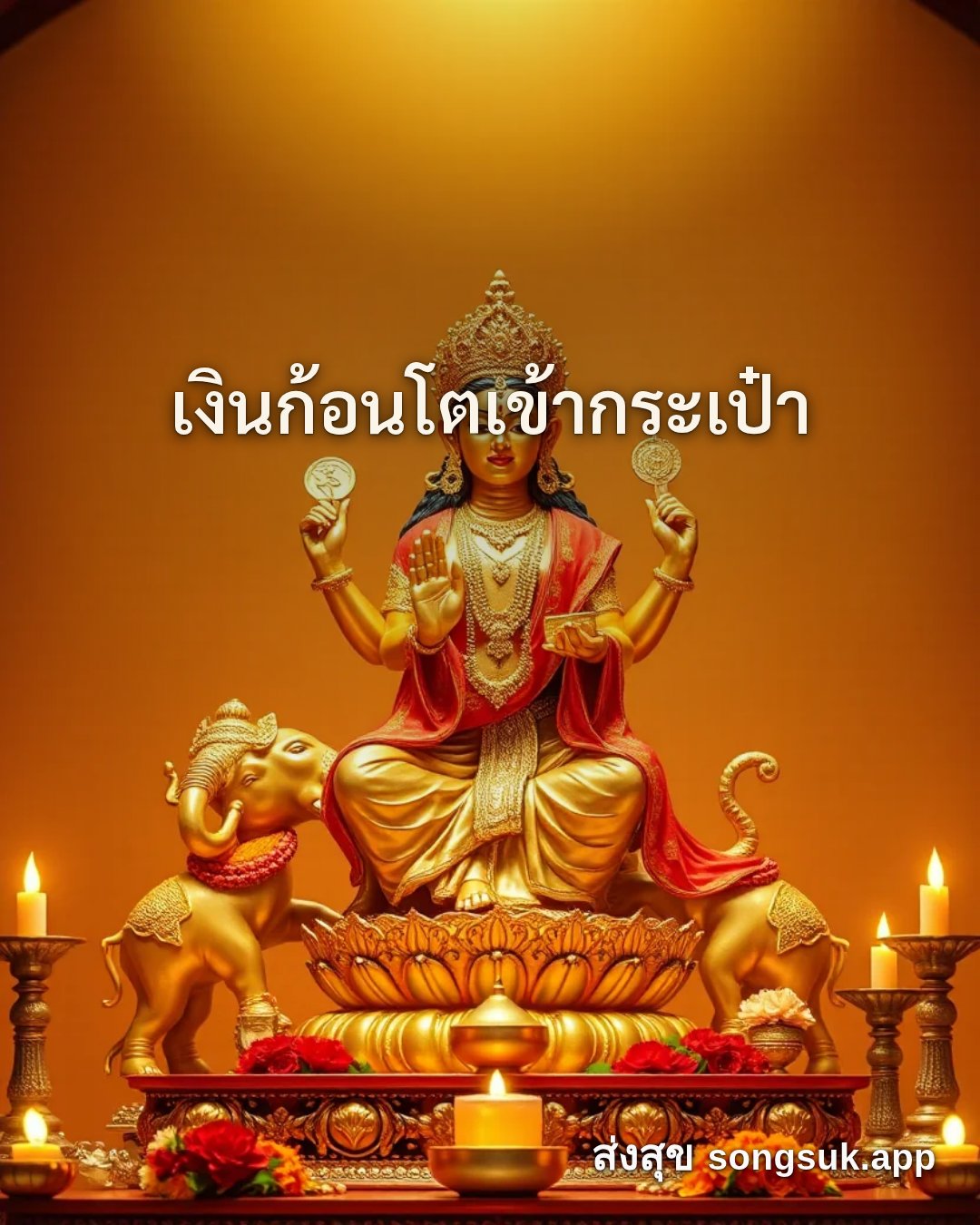 รูปอวยพร ขอให้รับโชคก้อนใหญ่
เงินก้อนโตเข้ากระเป๋า จากส่งสุข