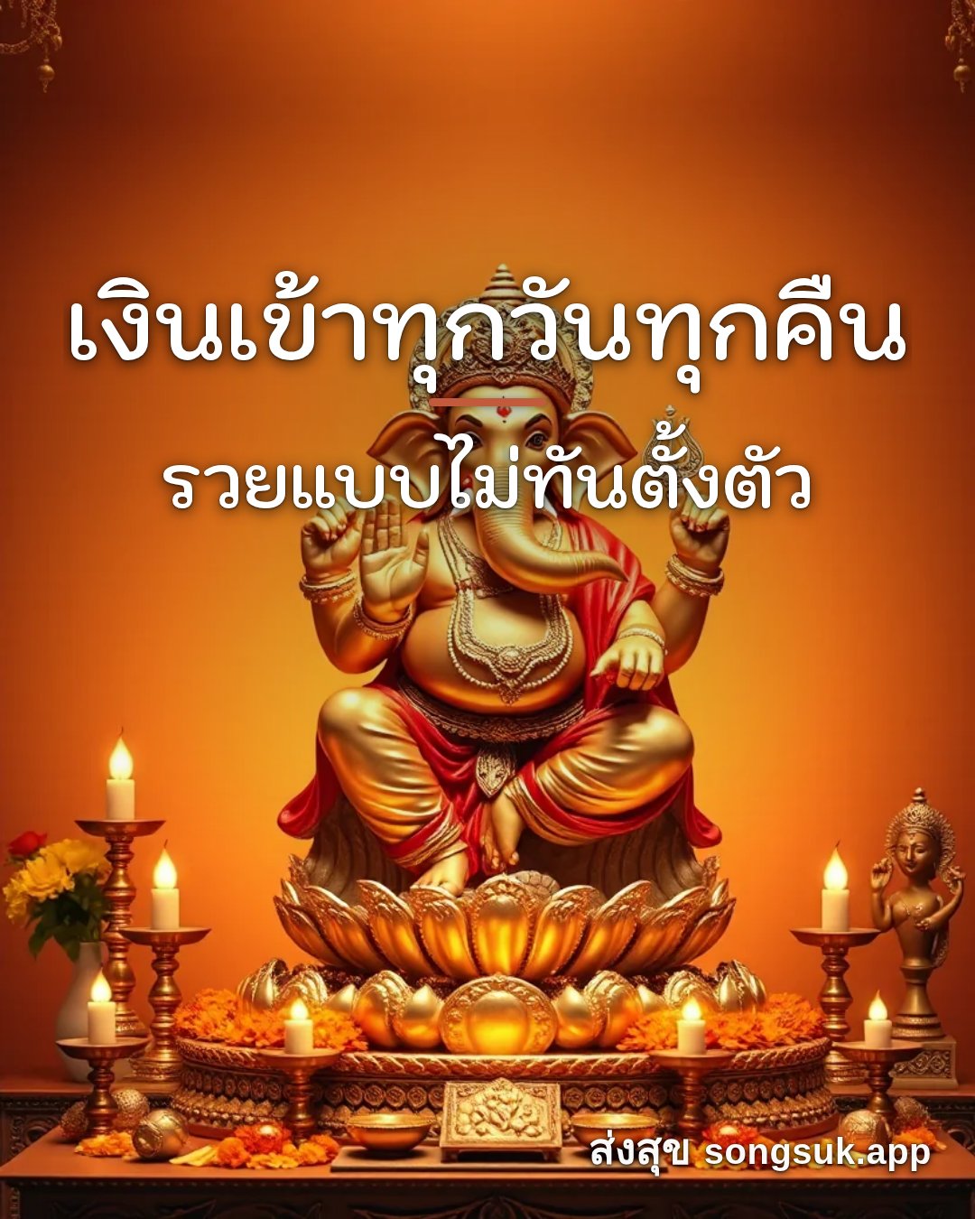 รูปอวยพร เงินเข้าทุกวันทุกคืน
รวยแบบไม่ทันตั้งตัว จากส่งสุข