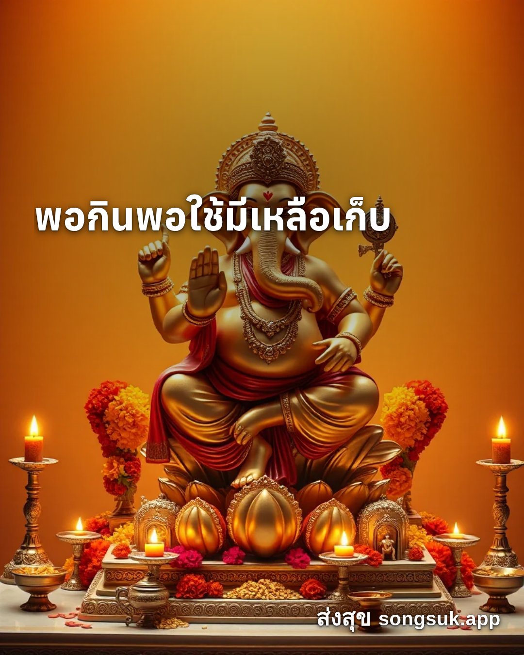 รูปอวยพร เงินเข้ากระเป๋าไม่ขาด
พอกินพอใช้มีเหลือเก็บ จากส่งสุข