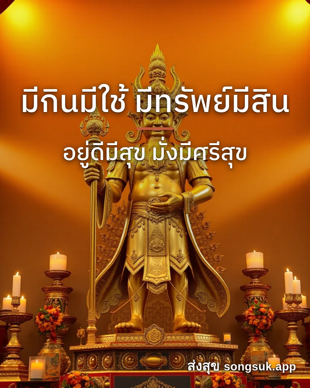 รูปอวยพร มีกินมีใช้ มีทรัพย์มีสิน
อยู่ดีมีสุข มั่งมีศรีสุข จากส่งสุข