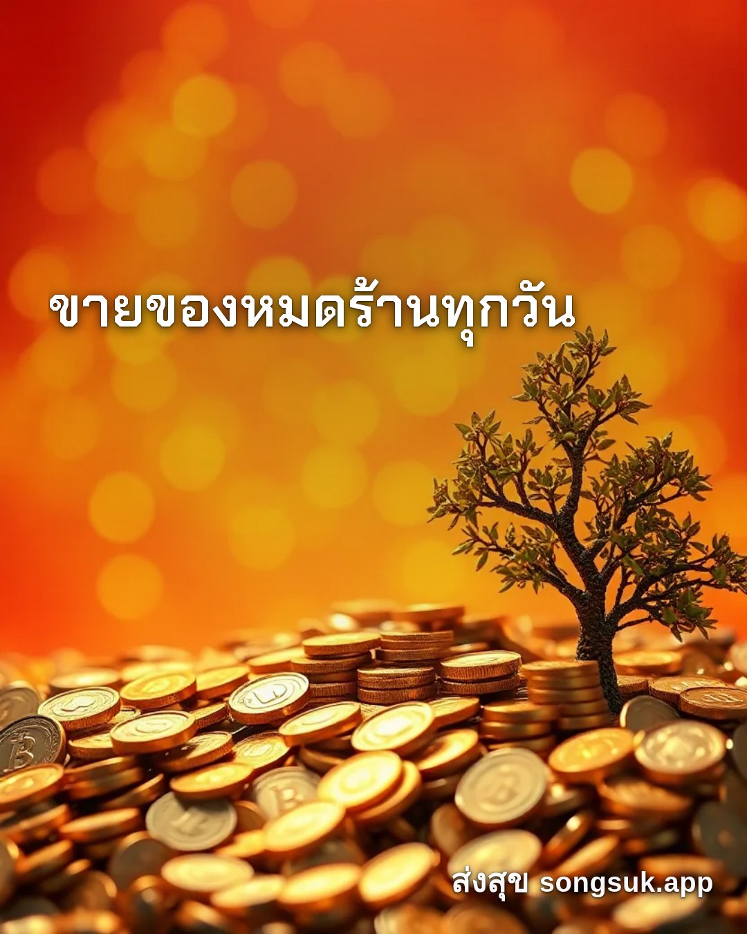 รูปอวยพร ลูกค้าเรียกหาไม่หยุด
ขายของหมดร้านทุกวัน จากส่งสุข